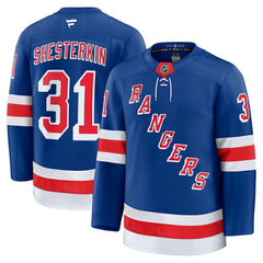 Igor Shesterkin New York Rangers Fanatics Home Premium Jersey Blue