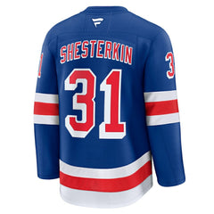 Igor Shesterkin New York Rangers Fanatics Home Premium Jersey Blue