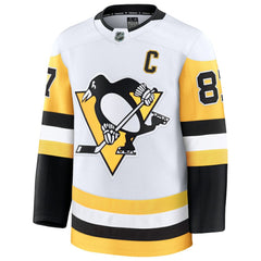 Sidney Crosby Pittsburgh Penguins Fanatics Away Premium Jersey White