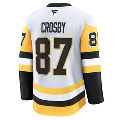 Sidney Crosby Pittsburgh Penguins Fanatics Away Premium Jersey White