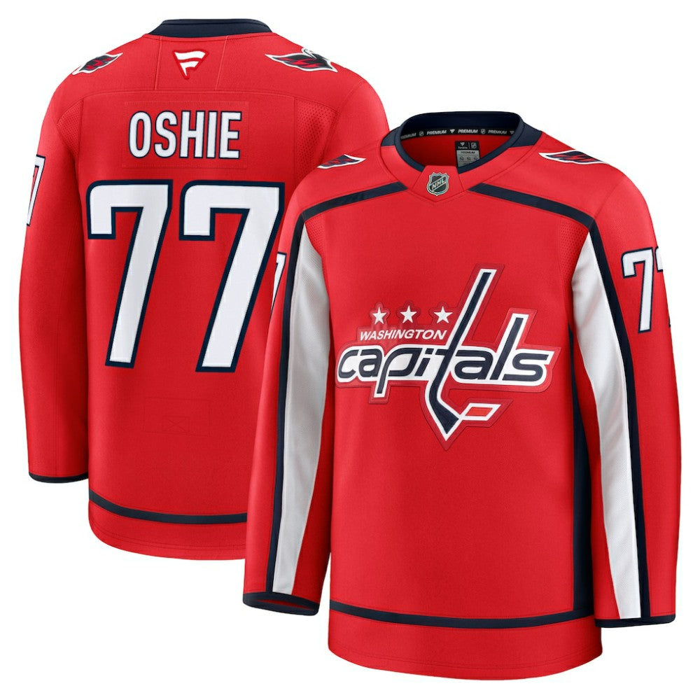 TJ Oshie Washington Capitals Fanatics Home Premium Jersey Red