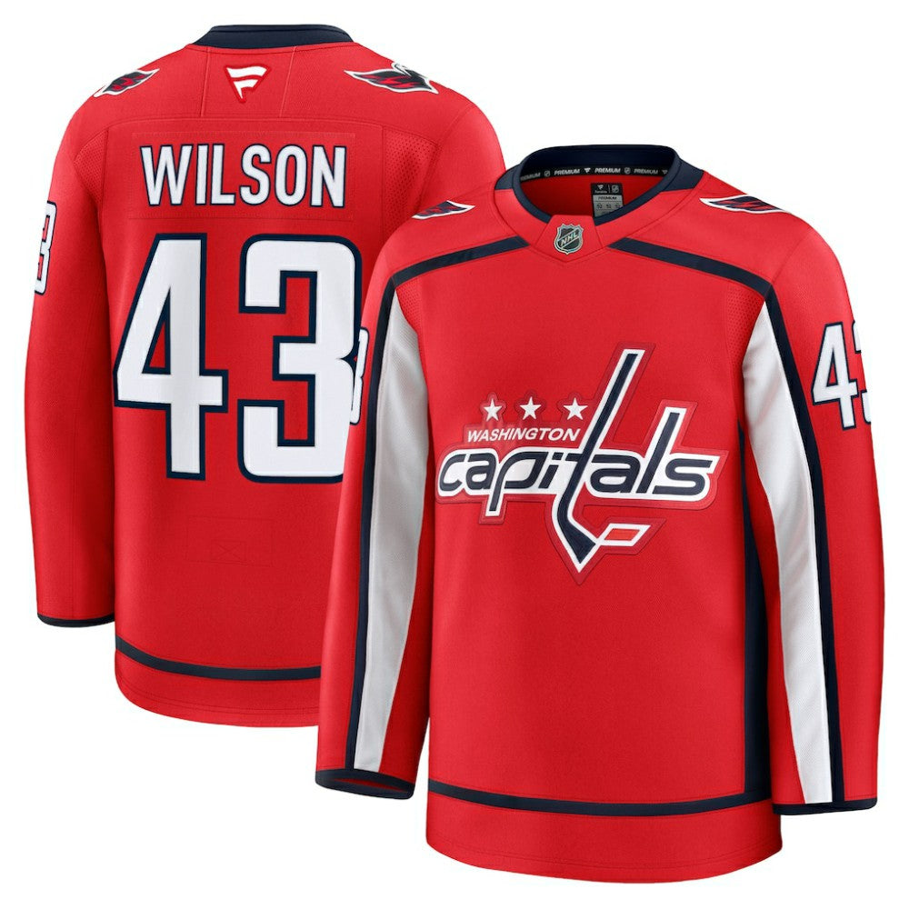 Tom Wilson Washington Capitals Fanatics Home Premium Jersey Red