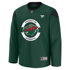 Minnesota Wild Fanatics Practice Jersey Green