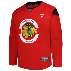 Chicago Blackhawks Fanatics Practice Jersey Red