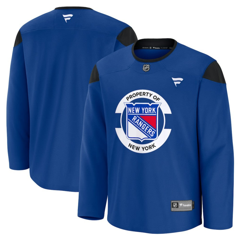 New York Rangers Fanatics Practice Jersey Blue