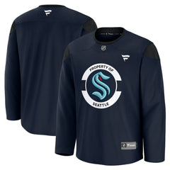 Seattle Kraken Fanatics Practice Jersey Navy