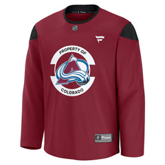 Colorado Avalanche Fanatics Practice Jersey Burgundy