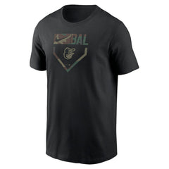Baltimore Orioles Camo T-Shirt Black | Nike