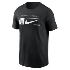 Colorado Rockies Fashion Graphic Swoosh T-Shirt Black | Nike