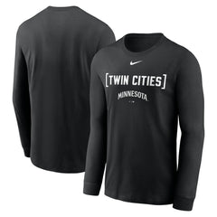 Minnesota Twins Local Nickname Long Sleeve T-Shirt Black | Nike