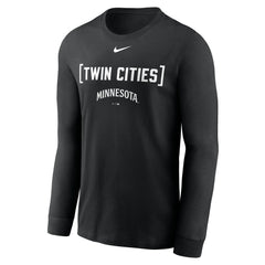 Minnesota Twins Local Nickname Long Sleeve T-Shirt Black | Nike