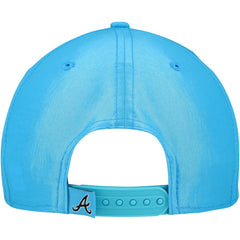 Atlanta Braves Neon Golfer Snapback Hat Blue | New Era