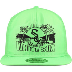 Chicago White Sox Neon Golfer Snapback Hat Green | New Era