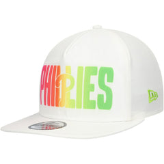 Philadelphia Phillies Spring Spectrum Golfer Snapback Hat White | New Era