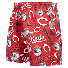 Cincinnati Reds Pro Standard Toss Logo Woven Shorts Black