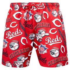 Cincinnati Reds Pro Standard Toss Logo Woven Shorts Black