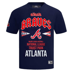 Atlanta Braves Pro Standard Oversized City Tour T-Shirt Navy