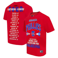 Philadelphia Phillies Pro Standard Oversized City Tour T-Shirt Red