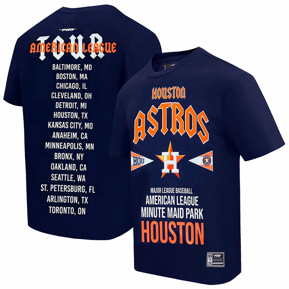 Houston Astros Pro Standard Oversized City Tour T-Shirt Navy