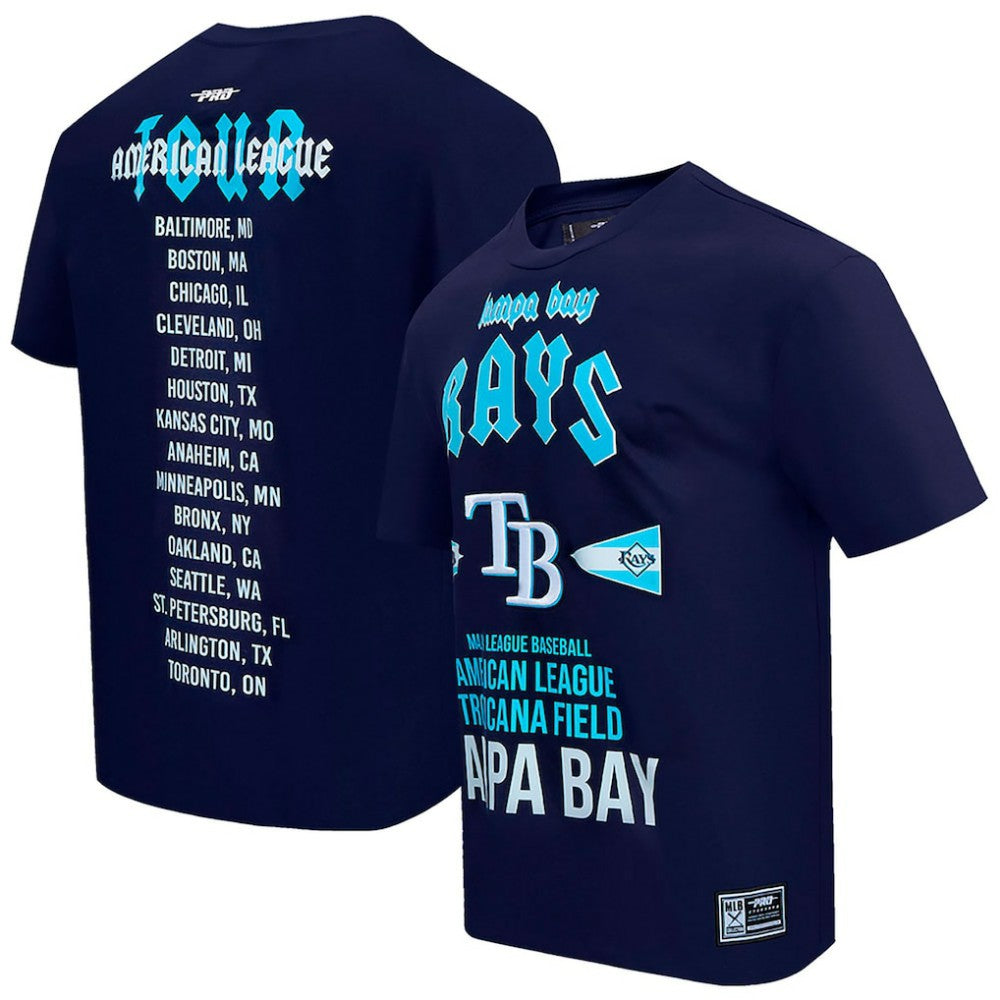 Tampa Bay Rays Pro Standard Oversized City Tour T-Shirt Navy