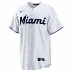 Miami Marlins Home Big & Tall Replica Jersey - White