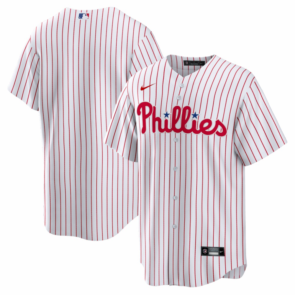 Philadelphia Phillies Home Big & Tall Replica Jersey - White