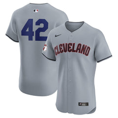 Cleveland Guardians Road 2024 Jackie Robinson Day Elite Jersey Gray | Nike
