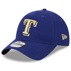 Texas Rangers 2024 Gold Collection 9TWENTY Adjustable Hat Royal | New Era