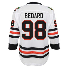 Connor Bedard Chicago Blackhawks Youth Away Replica Player Jersey White