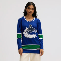 Vancouver Canucks Fanatics Women's Premier Breakaway Jersey Blue