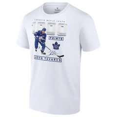 John Tavares Toronto Maple Leafs 1,000 Career Points T-Shirt White