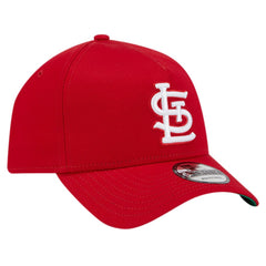 St. Louis Cardinals Team Color A-Frame 9FORTY Adjustable Hat Red | New Era