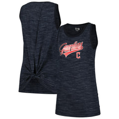 Cleveland Guardians Women's Space-Dye Active Tank Top Navy | New Era