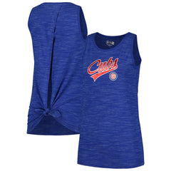Chicago Cubs Women's Space-Dye Active Tank Top Royal | New Era