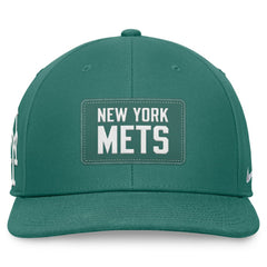 New York Mets Bicoastal Pro Performance Snapback Hat Green | Nike