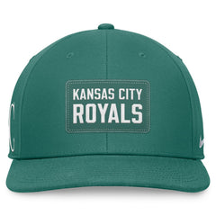Kansas City Royals Bicoastal Pro Performance Snapback Hat Green | Nike
