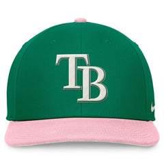 Tampa Bay Rays Malachite Pro Performance Snapback Hat Green/Pink | Nike
