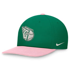 Cleveland Guardians Malachite Pro Performance Snapback Hat Green/Pink | Nike