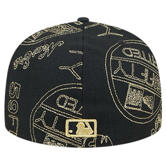 Detroit Tigers 59FIFTY Day Allover Fitted Hat Black | New Era