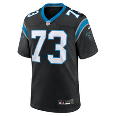 Rashard Lawrence Carolina Panthers Game Jersey - Black