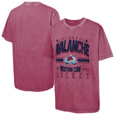 Colorado Avalanche Youth Sure Short T-Shirt Burgundy