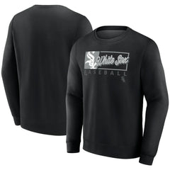 Chicago White Sox Profile Big & Tall Pullover Sweatshirt Black