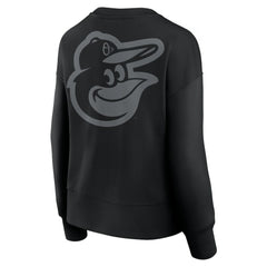 Baltimore Orioles Women's Elements Flow Pullover Sweatshirt Black