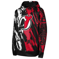 New Jersey Devils Preschool Master Snipe Pullover Hoodie Red