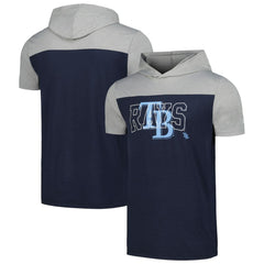 Tampa Bay Rays Active Brushed Hoodie T-Shirt Navy | New Era