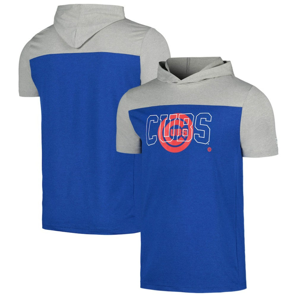 Chicago Cubs Active Brushed Hoodie T-Shirt Royal | New Era