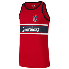 Cleveland Guardians Jersey Ringer Tank Top Red | New Era