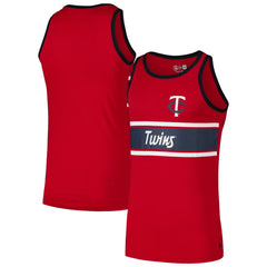 Minnesota Twins Jersey Ringer Tank Top Red | New Era