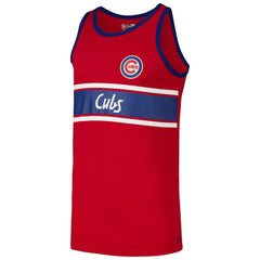 Chicago Cubs Jersey Ringer Tank Top Red | New Era