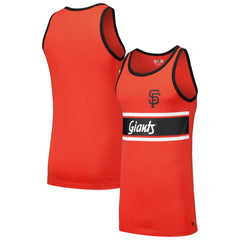 San Francisco Giants Jersey Ringer Tank Top Orange | New Era